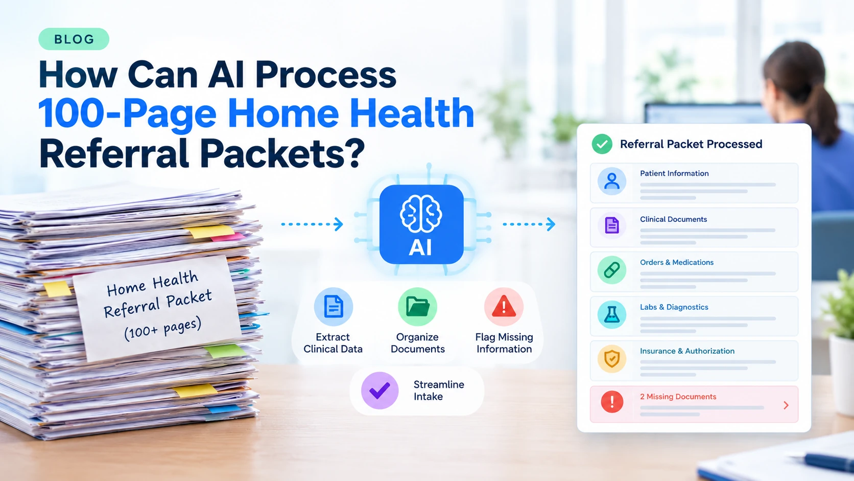 How Can AI Process 100-Page Home Health Referral Packets? How Can AI Process 100-Page Home Health Referral Packets?