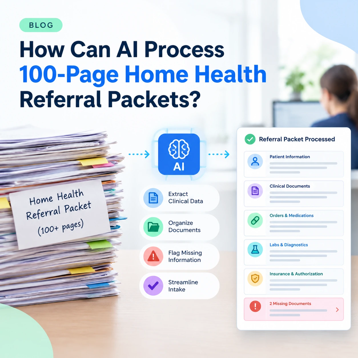 How Can AI Process 100-Page Home Health Referral Packets?