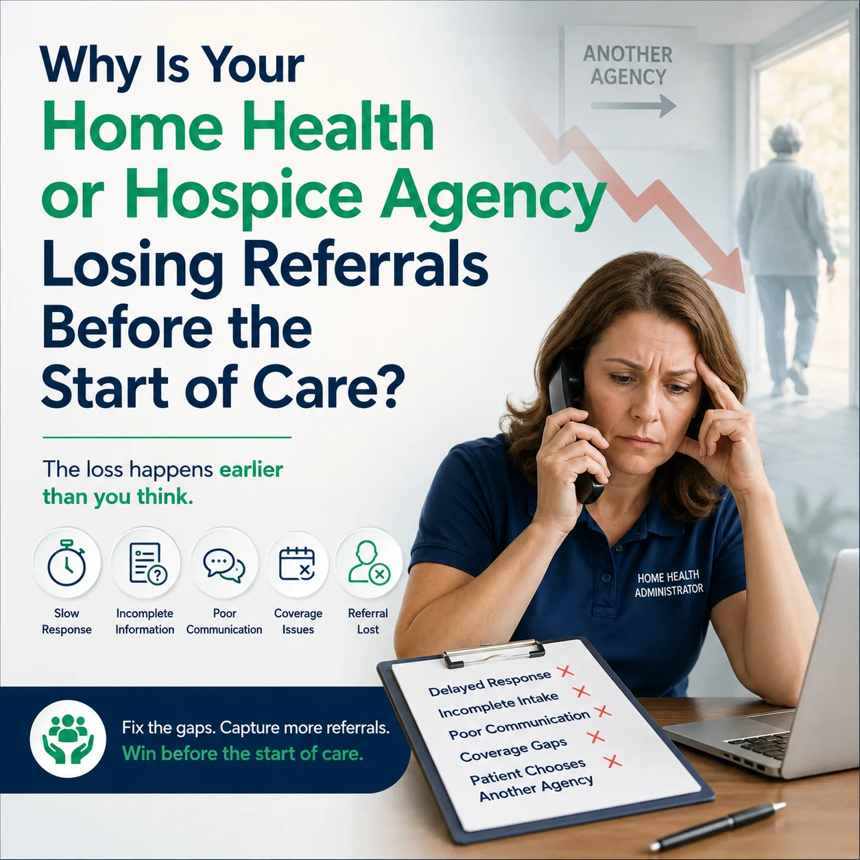 Why Is Your Home Health or Hospice Agency Losing Referrals Before the Start of Care?