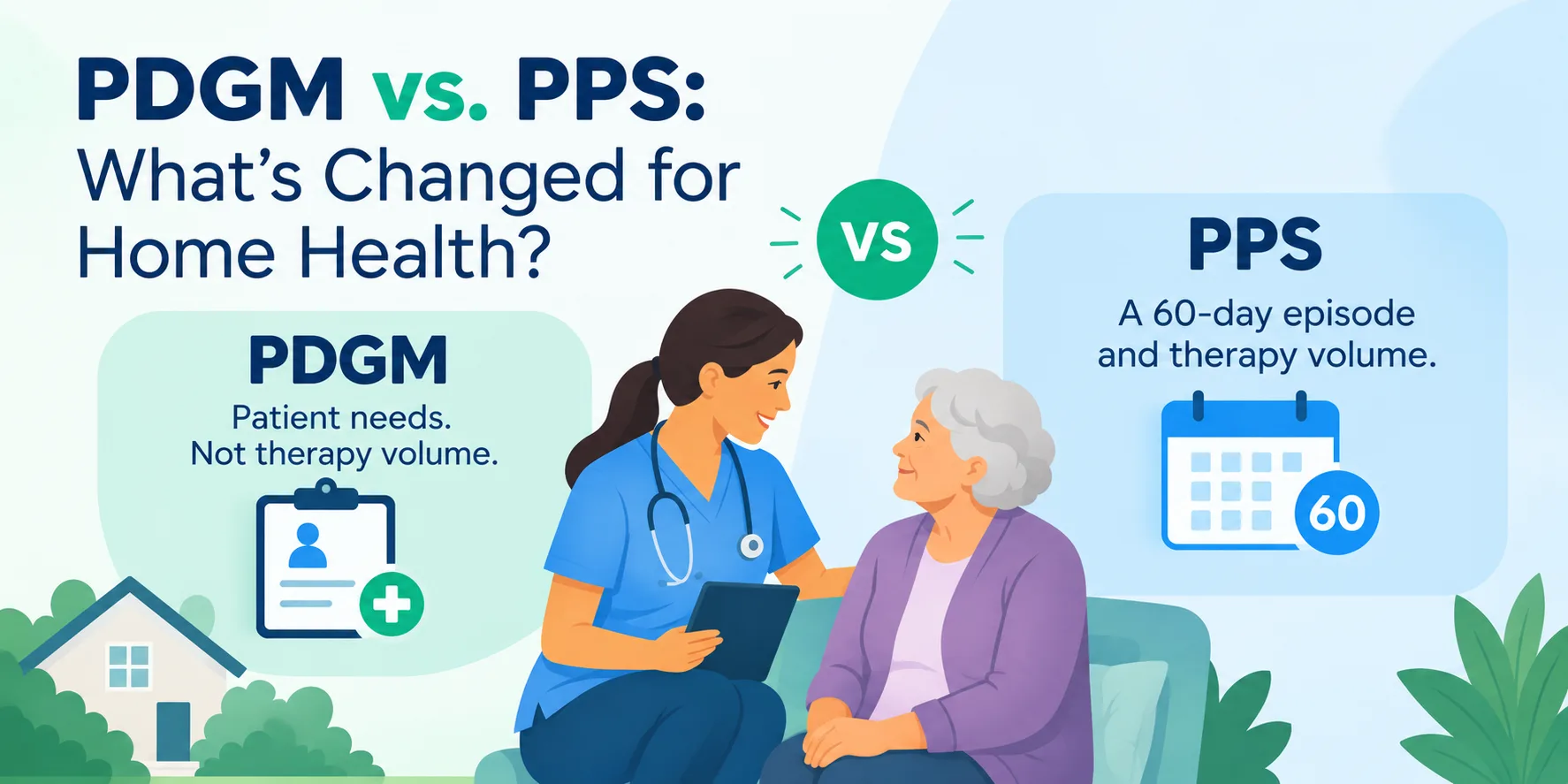 PDGM vs. PPS: What's Changed for Home Health? PDGM vs. PPS: What's Changed for Home Health?