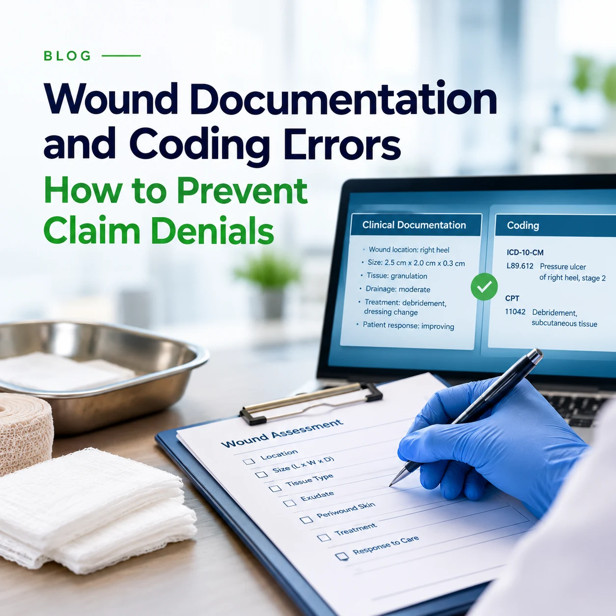 Wound Documentation and Coding Errors: How to Prevent Claim Denials