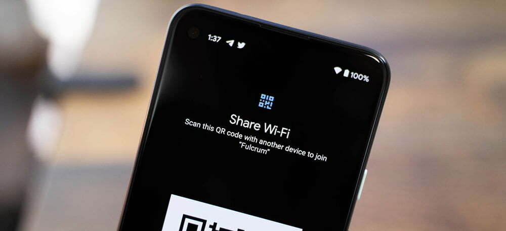 Android 12 features: Easy wi-fi sharing 